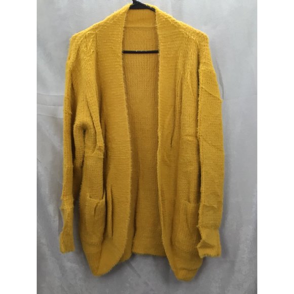 SySea Women's Cardigans Open Front Long Sleeve Fuzzy Knit XL Sweater W/Pockets N - Picture 1 of 10